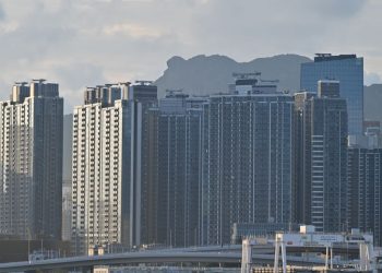 香港维港城市天际线