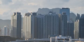 香港维港城市天际线