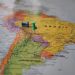 拉美经贸合作 - Latin America map colorful